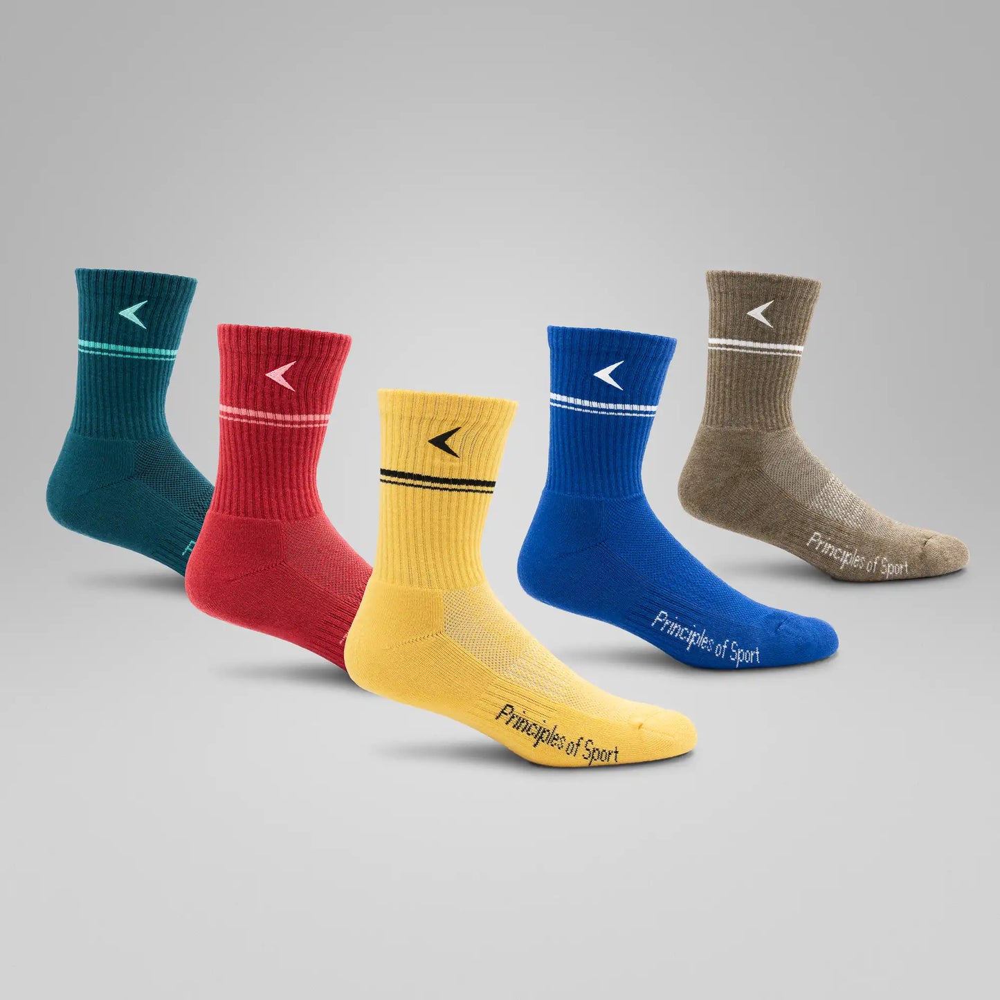 Principles of Sport socks colour boxset (5 pairs)