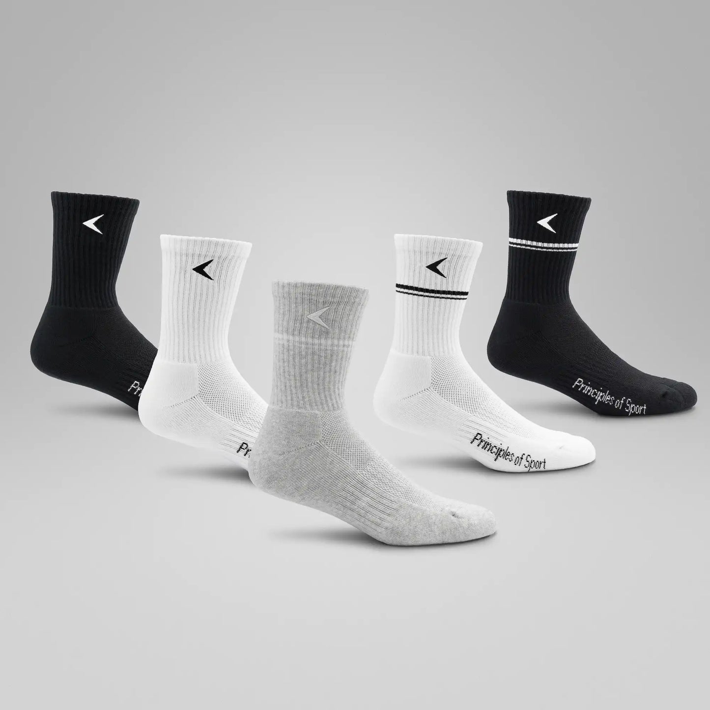 Principles of Sport socks chrome boxset (5 pairs)